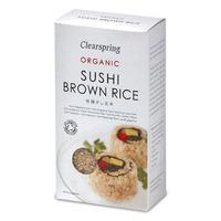 Clearspring Sushi ris Ø (brune) - 500 g