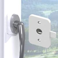 Reer sikkerhedslås til vindue/altandør - hvid