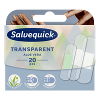 Salvequick Transparent Aloe Vera Plaster - 20 stk.