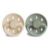 FRIGG Moon Phase Rund Latex Cream/Sage - Flere størrelser