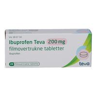 Ibuprofen Teva 200 mg - 20 tabletter