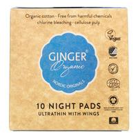 Ginger Organic Natbind m. vinger - 10 stk