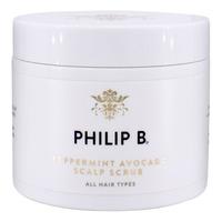 Philip B Peppermint Avocado Scalp Scrub - 236 ml.