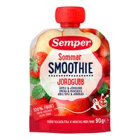Semper Sommer Smoothie m. Æble & Jordbær 6 mdr. - 90 g.