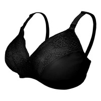 Carriwell Silkeblød Amme-BH Sort - Flere størrelser