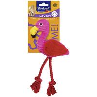 Vitakraft Flamingo, legetøj til hund - 30 cm.