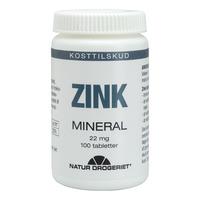 Natur-Drogeriet Zink 22 mg - 100 tabl.