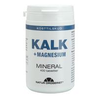 Natur-Drogeriet Kalk + Magnesium - 400 tabl.