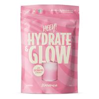 Heey! Hydrate & Glow Electrolytes + Coll-egan® - Watermelon - 240 g.