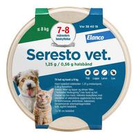 Seresto Vet flåthalsbånd til kat/hund - 0-8 kg