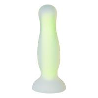 Baseks Glow in the Dark Gul Medium Anal Dildo