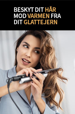 Beskyt dit hår mod varmen fra dit glattejern 