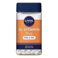 Livol D3 vitamin 10 µg - 220 tabl.