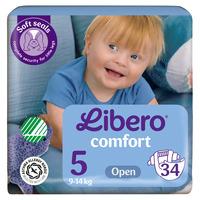 Libero Comfort 5 Åben Ble 9-14 kg - 34 stk.
