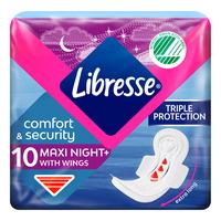 Libresse Maxi Night Wing - 10 stk.