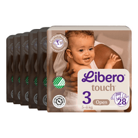 Libero Touch 3 Åben Ble - 6 x 28 stk.
