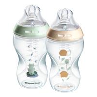 Tommee Tippee Natural Start Sutteflaske 340 ml. - Deco Mix - 2 stk.