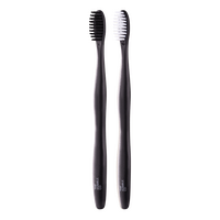 The Humble Co. Plant-based Toothbrush Soft - Black/White - 2 stk.