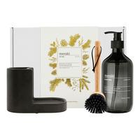Meraki Gift box - dark grey holder + nature brush + shadow lake dish wash - 1 stk.