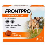 FRONTPRO Tyggetablet 28,3 mg (4-10 kg) - 3 tabl.