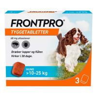 FRONTPRO Tyggetablet 68 mg (10-25 kg) - 3 tabl.